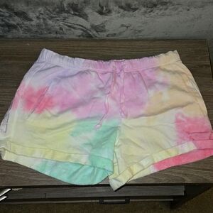 PINK Victoria's Secret Tie-Dye Shorts - Multicolor